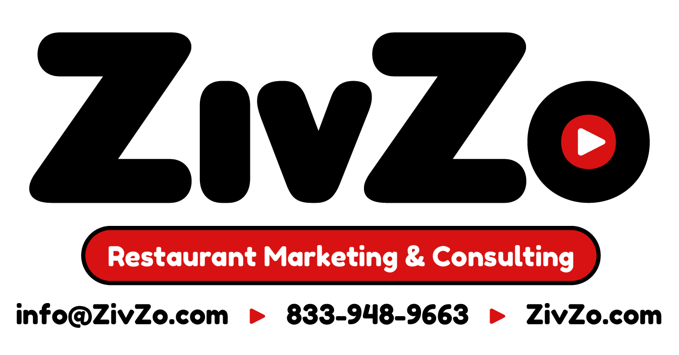 ZivZo logo with the tagline Restaurant Marketing & Consulting