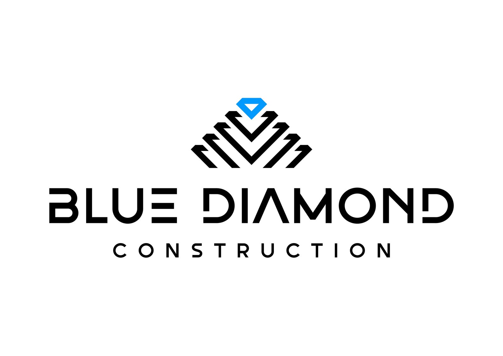 The Blue Diamond Construction logo